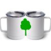 10 oz. White Stainless Steel Coffee Mug Thumbnail