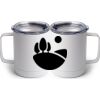 10 oz. White Stainless Steel Coffee Mug Thumbnail