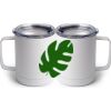 10 oz. White Stainless Steel Coffee Mug Thumbnail