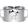 10 oz. White Stainless Steel Coffee Mug Thumbnail
