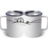 10 oz. White Stainless Steel Coffee Mug Thumbnail