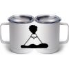 10 oz. White Stainless Steel Coffee Mug Thumbnail