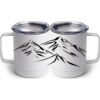 10 oz. White Stainless Steel Coffee Mug Thumbnail
