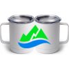 10 oz. White Stainless Steel Coffee Mug Thumbnail