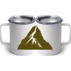 10 oz. White Stainless Steel Coffee Mug Thumbnail
