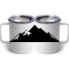 10 oz. White Stainless Steel Coffee Mug Thumbnail