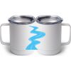10 oz. White Stainless Steel Coffee Mug Thumbnail