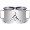 10 oz. White Stainless Steel Coffee Mug Thumbnail