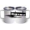10 oz. White Stainless Steel Coffee Mug Thumbnail