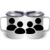 10 oz. White Stainless Steel Coffee Mug Thumbnail