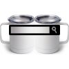 10 oz. White Stainless Steel Coffee Mug Thumbnail
