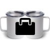 10 oz. White Stainless Steel Coffee Mug Thumbnail