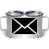 10 oz. White Stainless Steel Coffee Mug Thumbnail