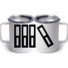 10 oz. White Stainless Steel Coffee Mug Thumbnail