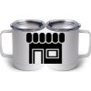 10 oz. White Stainless Steel Coffee Mug Thumbnail