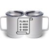 10 oz. White Stainless Steel Coffee Mug Thumbnail