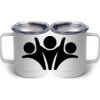 10 oz. White Stainless Steel Coffee Mug Thumbnail