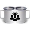 10 oz. White Stainless Steel Coffee Mug Thumbnail