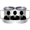 10 oz. White Stainless Steel Coffee Mug Thumbnail
