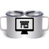 10 oz. White Stainless Steel Coffee Mug Thumbnail