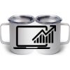 10 oz. White Stainless Steel Coffee Mug Thumbnail