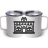 10 oz. White Stainless Steel Coffee Mug Thumbnail