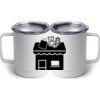 10 oz. White Stainless Steel Coffee Mug Thumbnail