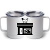 10 oz. White Stainless Steel Coffee Mug Thumbnail