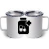 10 oz. White Stainless Steel Coffee Mug Thumbnail