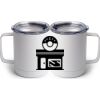 10 oz. White Stainless Steel Coffee Mug Thumbnail