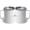10 oz. White Stainless Steel Coffee Mug Thumbnail