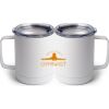 10 oz. White Stainless Steel Coffee Mug Thumbnail