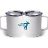 10 oz. White Stainless Steel Coffee Mug Thumbnail