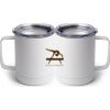 10 oz. White Stainless Steel Coffee Mug Thumbnail