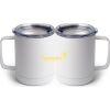 10 oz. White Stainless Steel Coffee Mug Thumbnail