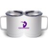 10 oz. White Stainless Steel Coffee Mug Thumbnail