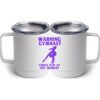 10 oz. White Stainless Steel Coffee Mug Thumbnail