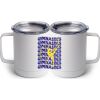 10 oz. White Stainless Steel Coffee Mug Thumbnail