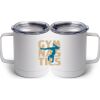10 oz. White Stainless Steel Coffee Mug Thumbnail