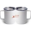 10 oz. White Stainless Steel Coffee Mug Thumbnail