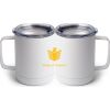 10 oz. White Stainless Steel Coffee Mug Thumbnail