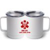 10 oz. White Stainless Steel Coffee Mug Thumbnail