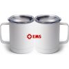 10 oz. White Stainless Steel Coffee Mug Thumbnail