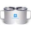 10 oz. White Stainless Steel Coffee Mug Thumbnail