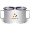 10 oz. White Stainless Steel Coffee Mug Thumbnail