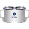 10 oz. White Stainless Steel Coffee Mug Thumbnail