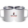 10 oz. White Stainless Steel Coffee Mug Thumbnail