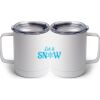 10 oz. White Stainless Steel Coffee Mug Thumbnail