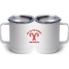 10 oz. White Stainless Steel Coffee Mug Thumbnail