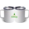 10 oz. White Stainless Steel Coffee Mug Thumbnail